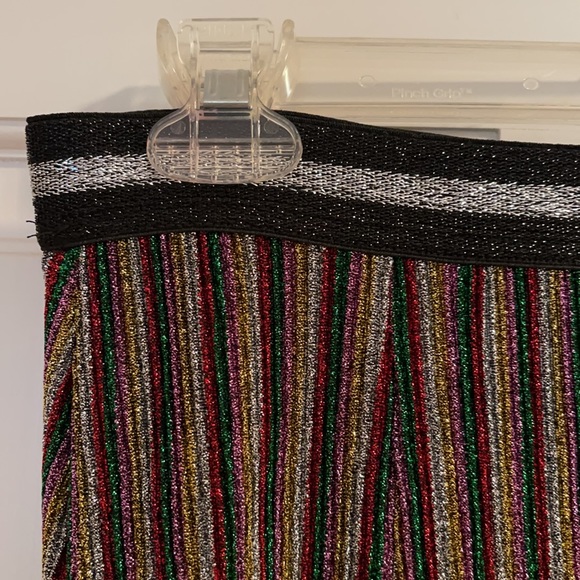 Design Lab Multicolored Metallic Sparkly Skirt - Picture 6 of 9